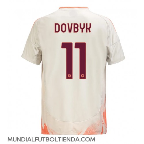 Camiseta AS Roma Artem Dovbyk #11 Segunda Equipación Replica 2024-25 mangas cortas